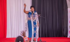 CS Aisha Jumwa presided over distribution of income generating tools and equipment worth over 19 Million Kenya Shillings in Kajiado County.